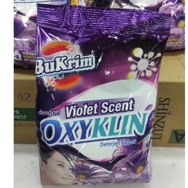 BuKrim Oxyklin deterjen bubuk violet 800gr iz