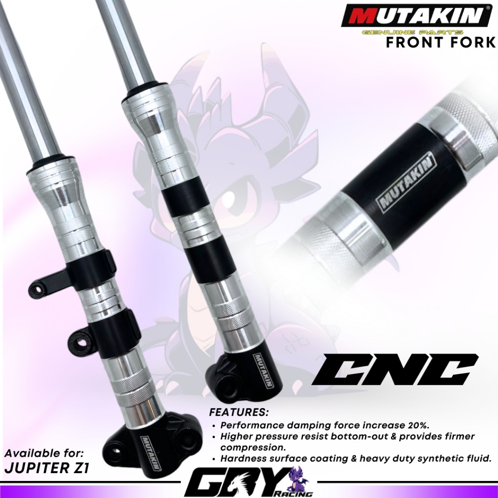 MUTAKIN Front Fork CNC Z1 – Shock Depan Jupiter Z1 Original Mutakin Malaysia