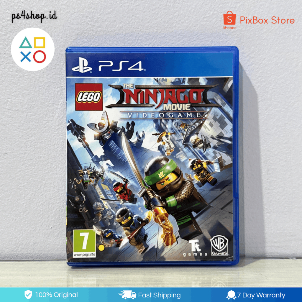 BD Kaset PS4 LEGO The Ninjago Movie Video Game Bekas Second Original | Game Lego Ninja Seru Lucu Fri