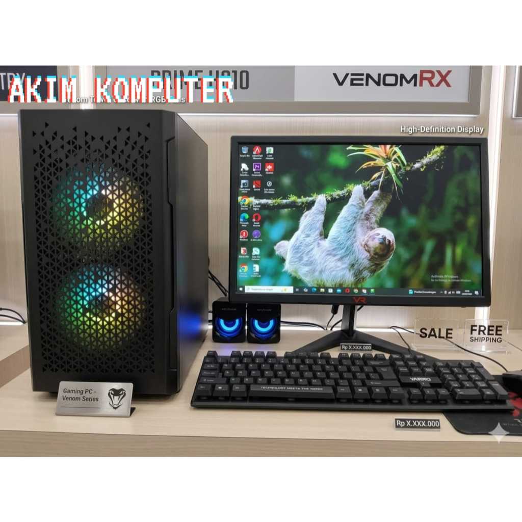 PC RAKITAN CPU KANTOR CORE I5 2400 GEN 2 RAM 16GB