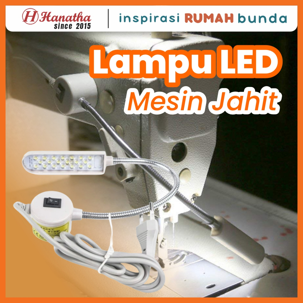 Lampu Mesin Jahit LED 20 Titik Magnet / Lampu Jahit LED