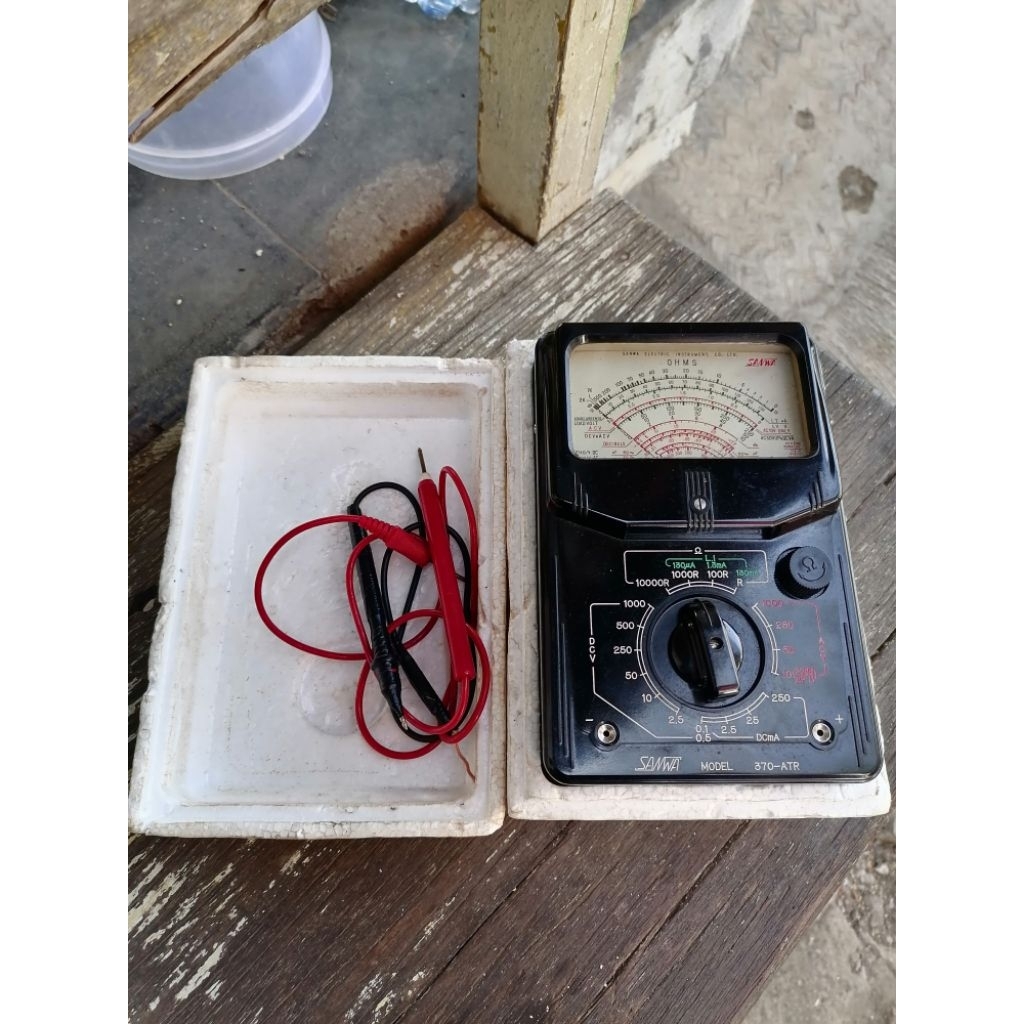 MULTIMETER analog sanwa  original japan 370-ATR