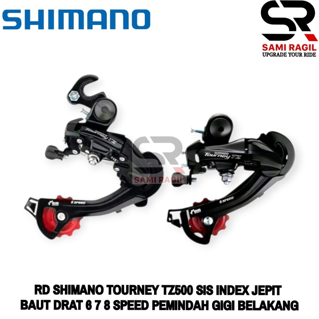 RD SHIMANO TOURNEY TZ500 SIS INDEX JEPIT JAPIT CAPIT BAUT DRAT 6 7 8 SPEED TZ 500 REAR DERAILLEUR SE