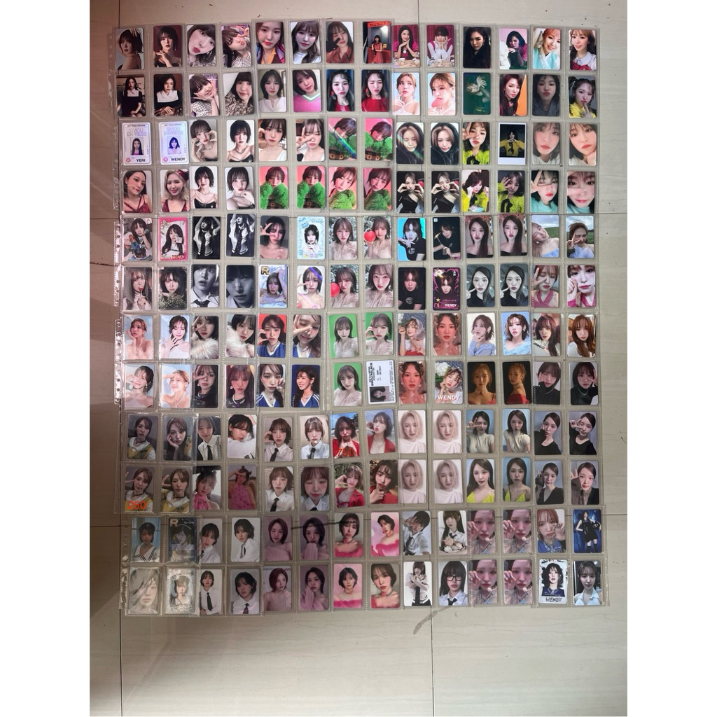 photocard wendy red velvet