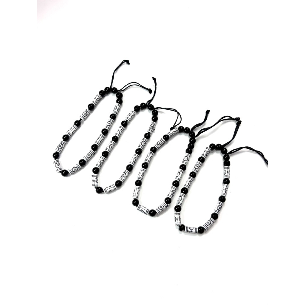 GELANG PRIA & WANITA MOTIF HITAM PUTIH