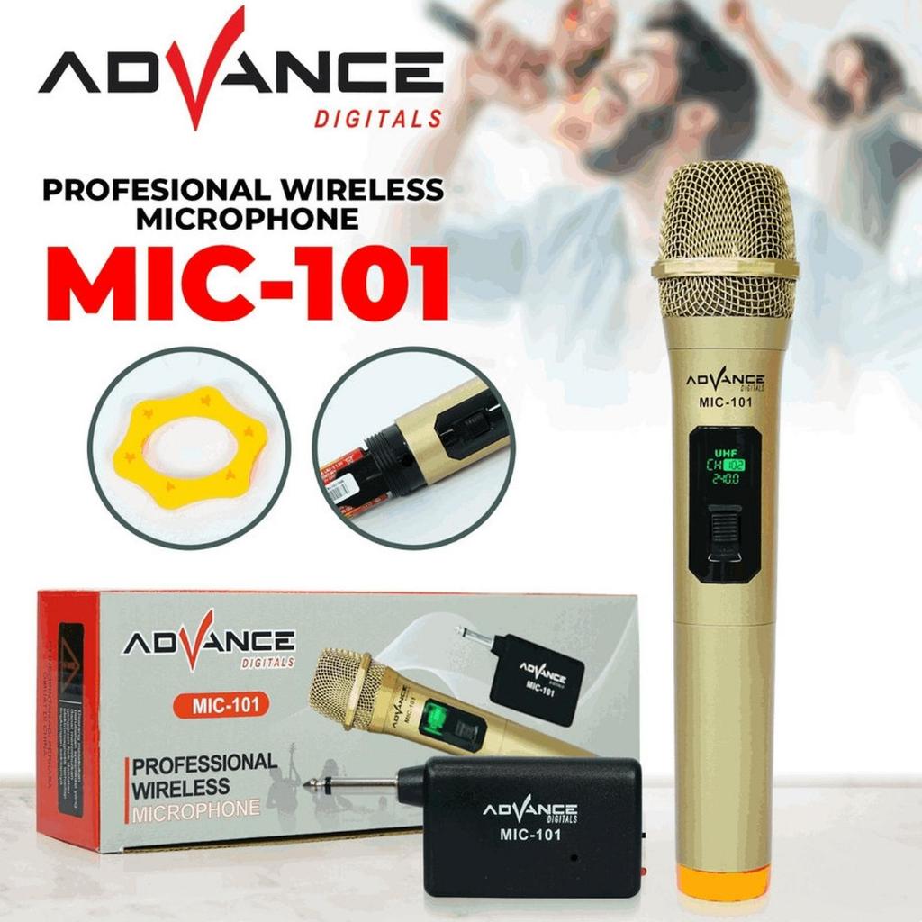 Advance Mic101 Microphone Wireless Bluetooth Karaoke  - Advance Mic101/102/103/104/105/106