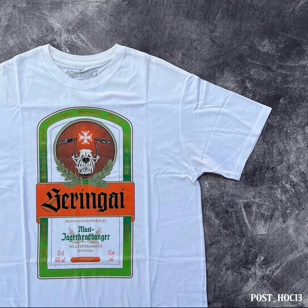 T-SHIRT SERINGAI - JAGERSPOFF. (seringai official merchandise)