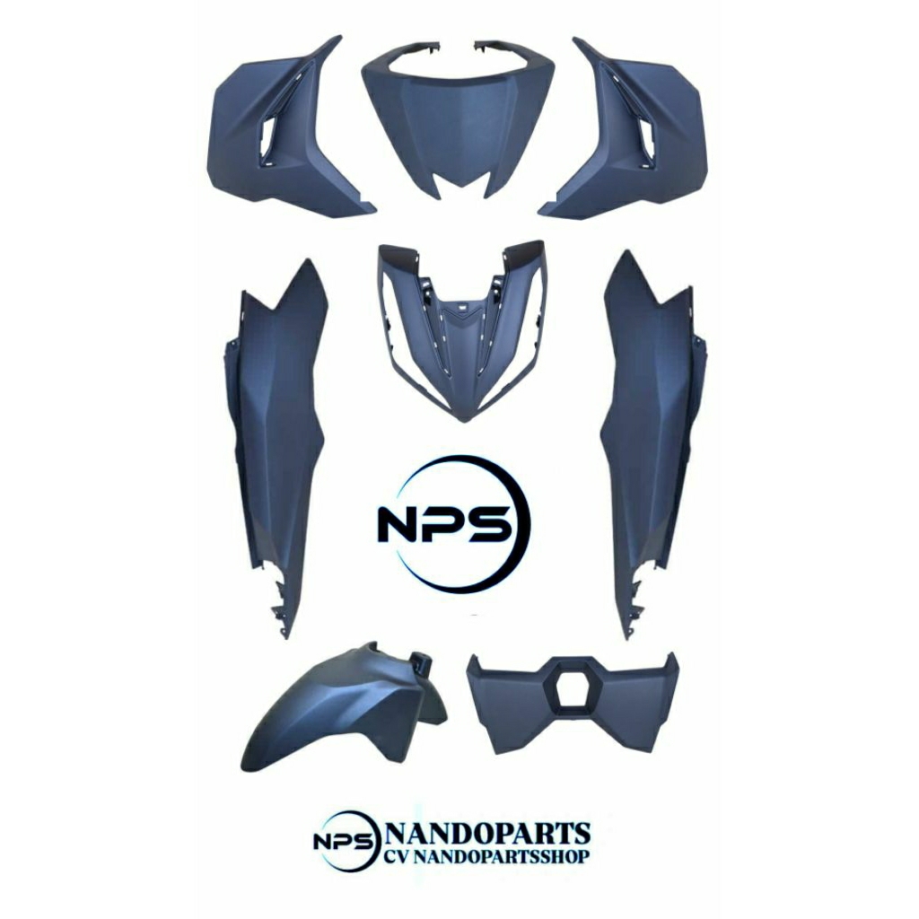BODY HALUS BIRU DOFF HONDA VARIO 125 NEW GEN 2 ORIGINAL AHM
