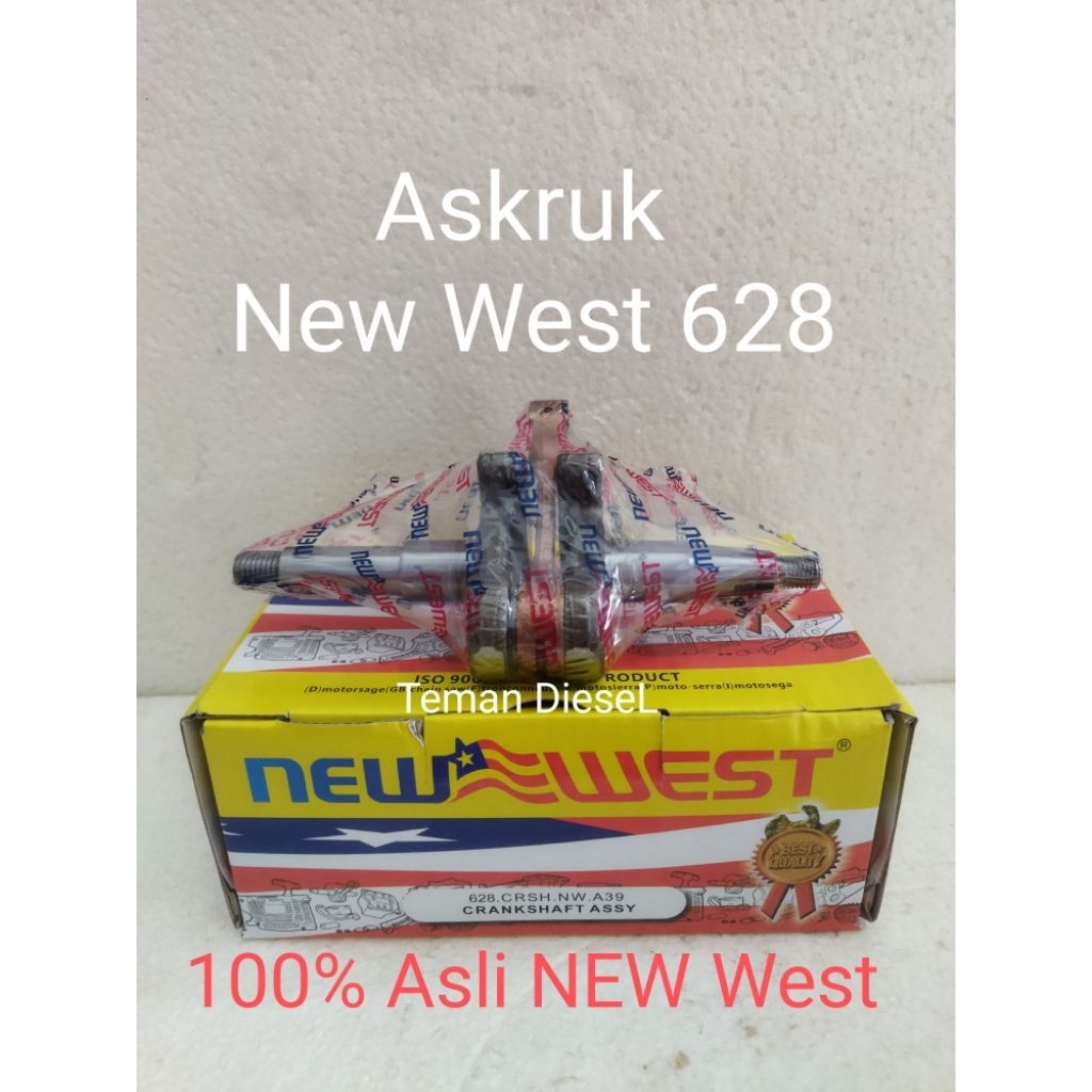 AsKruk As Kruk New West 628 Crank Shaft Chainsaw New West 628 Original
