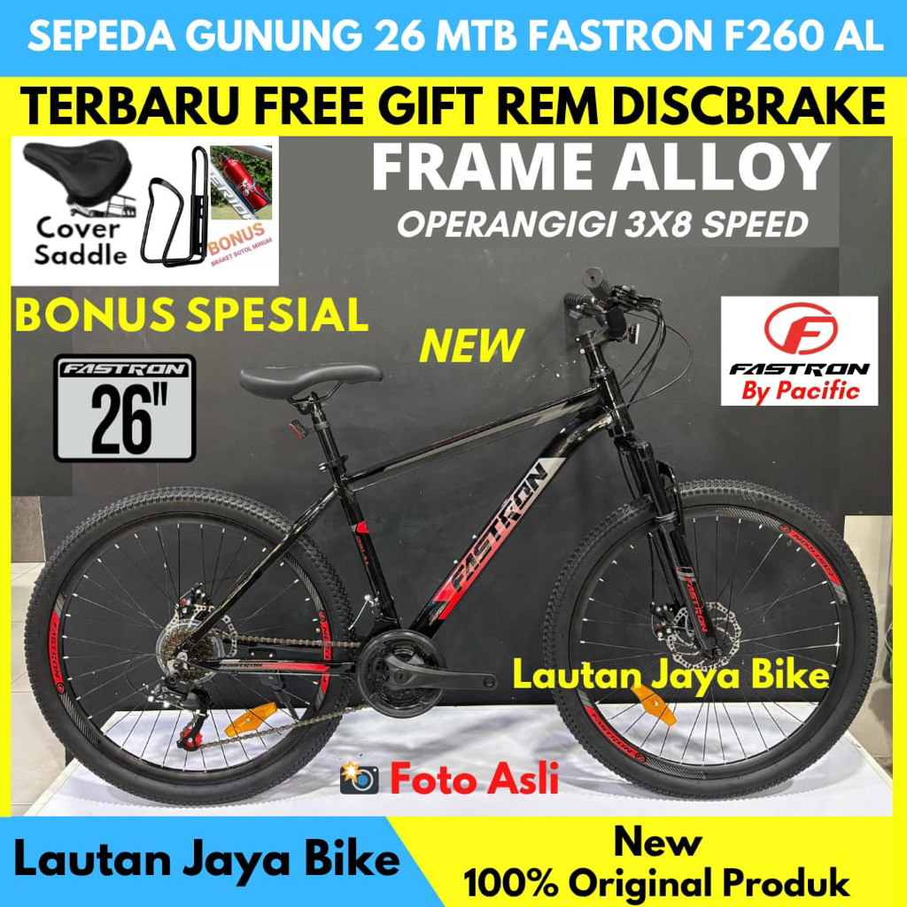 Sepeda Gunung 26 MTB Salzburg Fastron Rem Discbrake