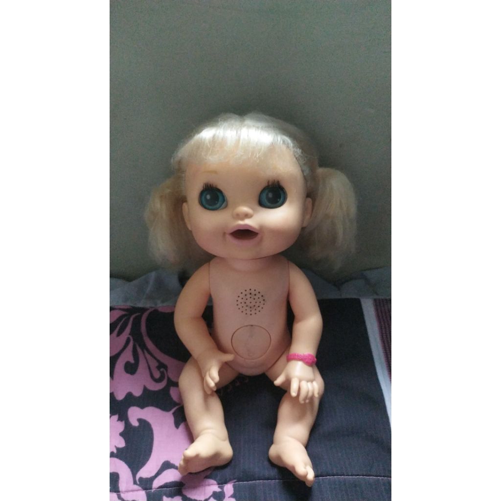 Baby Alive Real Suprise Baby 2012 Preloved No tes Tempat Batre Bersih