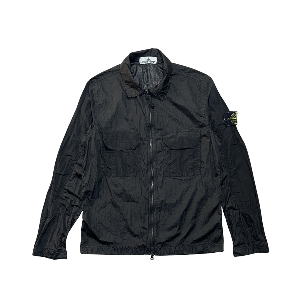 STONE ISLAND OVERSHIRT NYLON METAL BLACK S