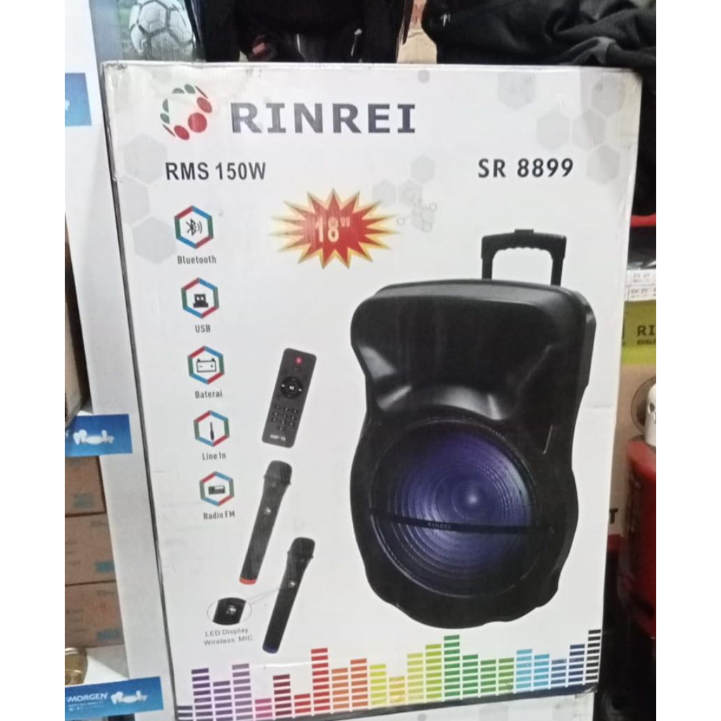 speaker bluetooth rinrei 18 inch