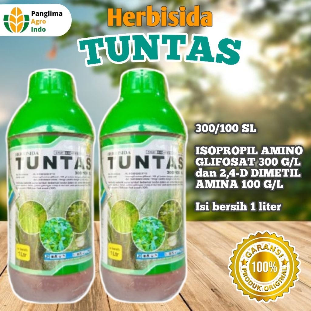Herbisida Tuntas 300/100 SL - Obat Rumput (1 Liter)