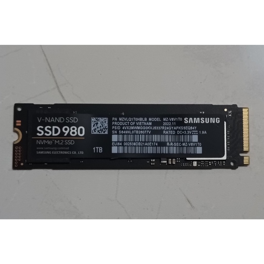SSD NVME Samsung 980 1TB