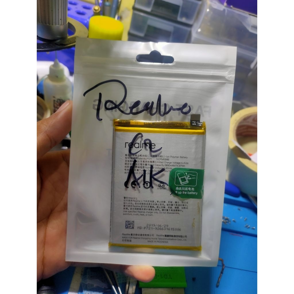 Batre copotan realme c2/aik ORI