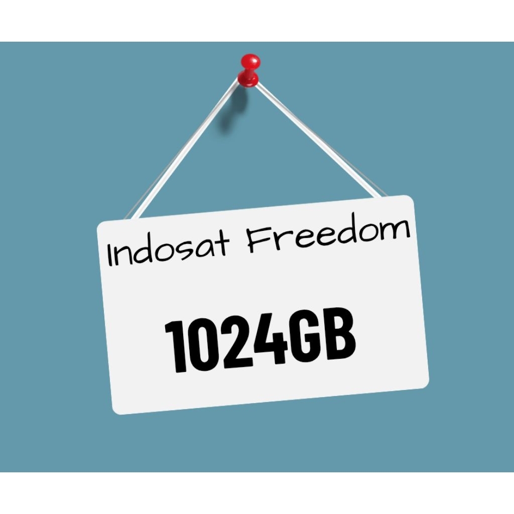 Voucher Paket Data Indosat 1024GB / Kuota Internet Indosat