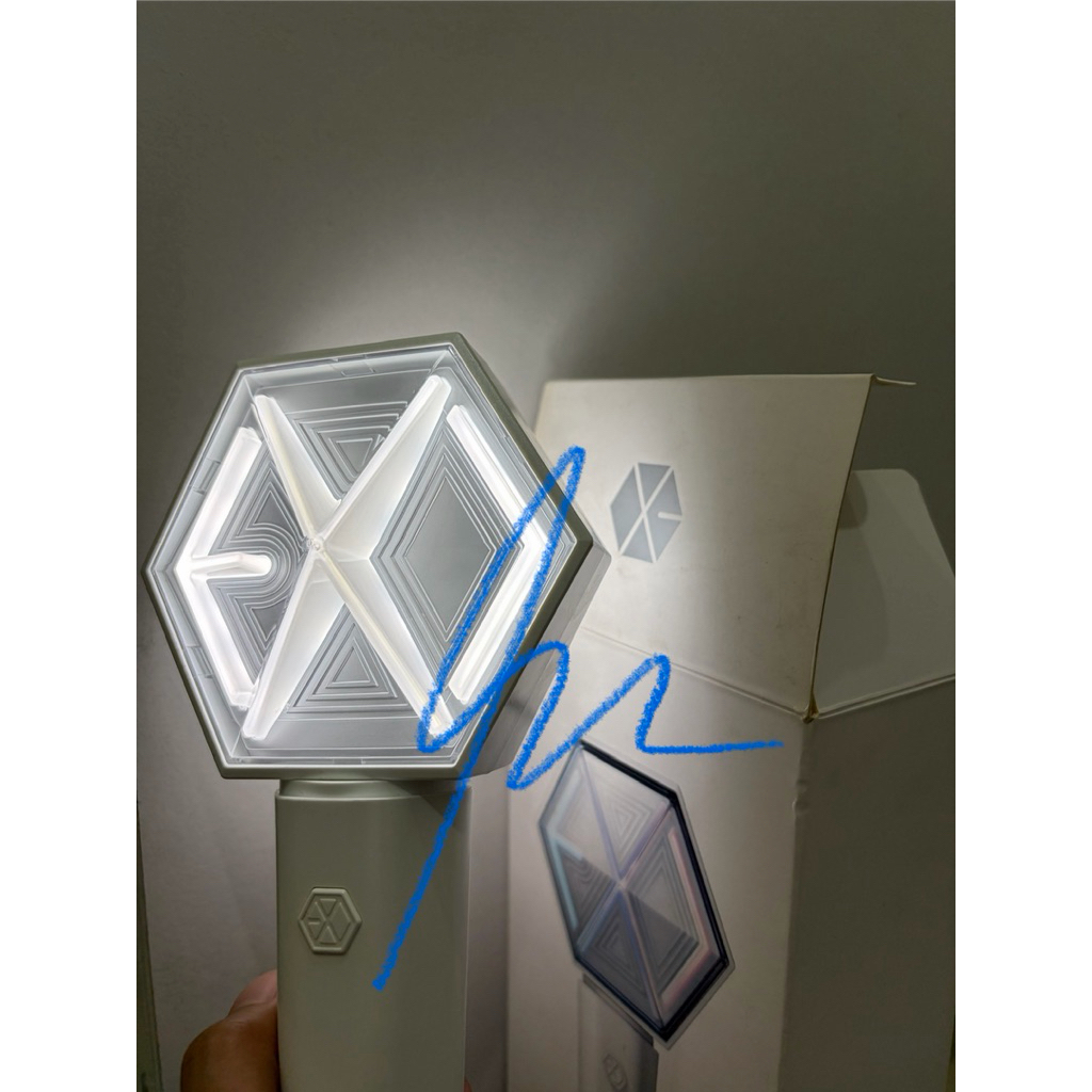 [preloved baca desc] EXO LIGHTSTICK LS Ver. 3 Official