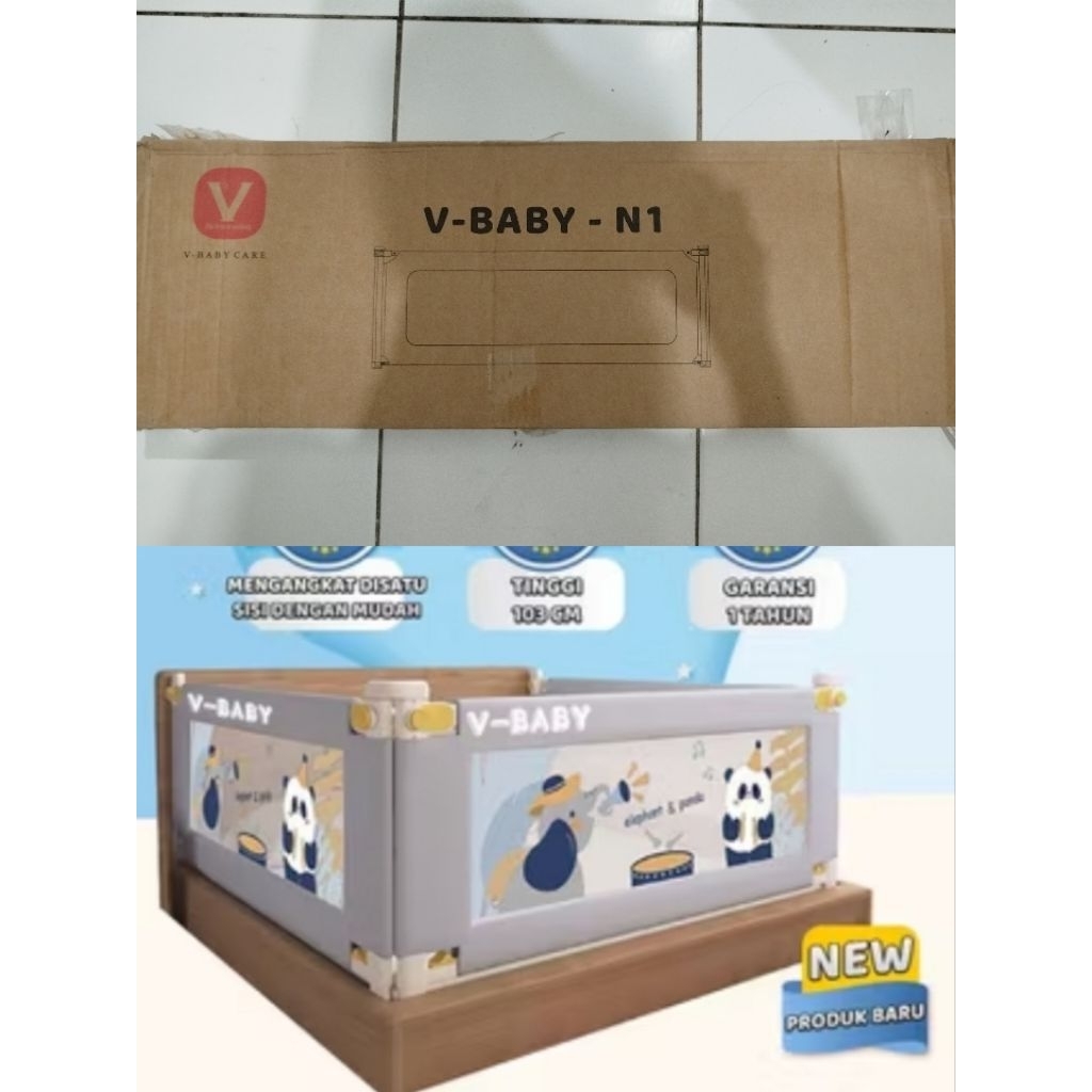 Bed Rail Pembatas Kasur Bayi V Baby Care