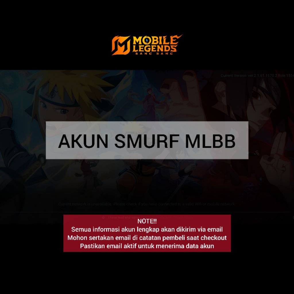 JUAL AKUN  SMURF MLBB  LV3 & LV8  | SUPPORT ALL DEVICE