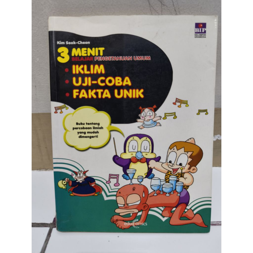 Preloved Buku 3 Menit Belajar Pengetahuan Umum Iklim Uji Coba Fakta Unik Cek diskripsi dan video