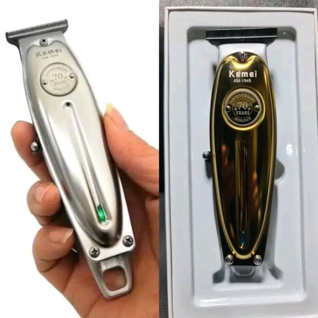 Kemei 1949 km 1949 original trimmer stainless alat cukur