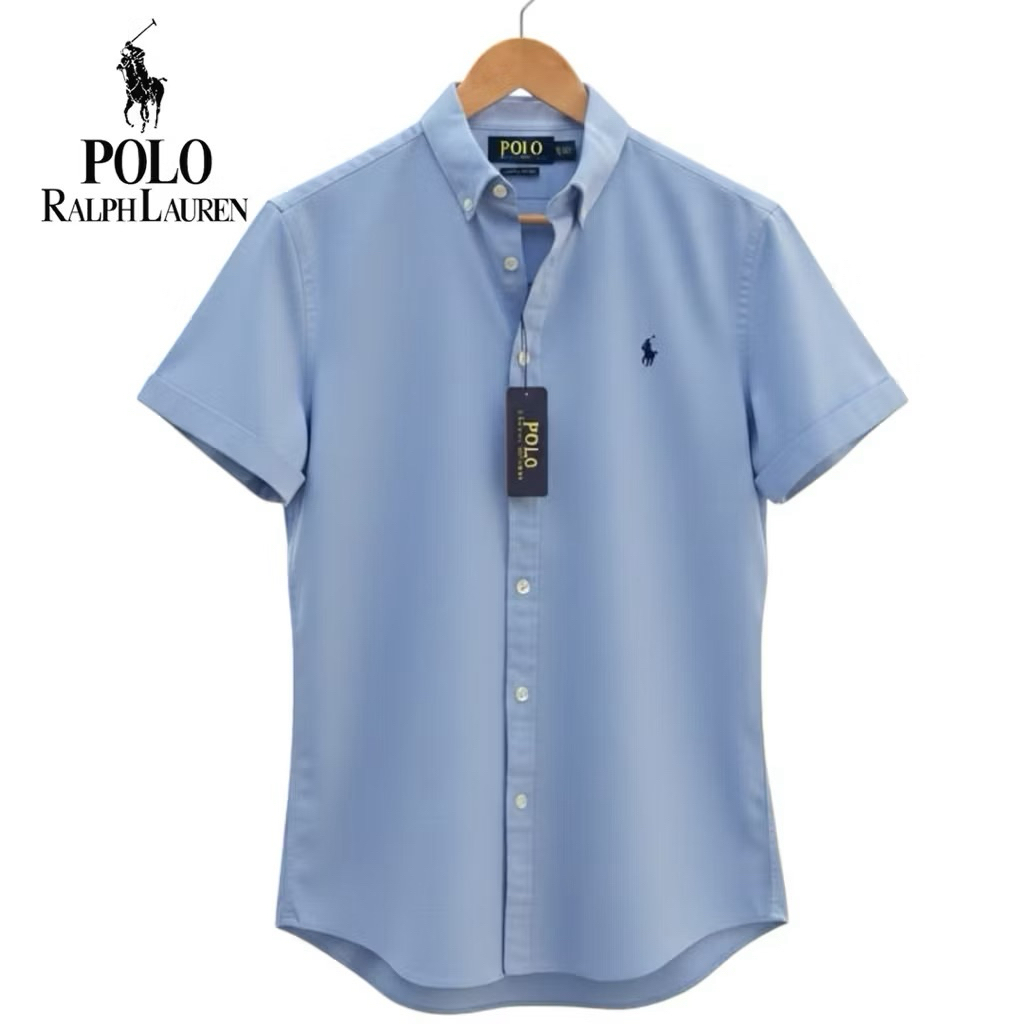 Kemeja pria terbaru POLOs ralph lauren lengan pendek