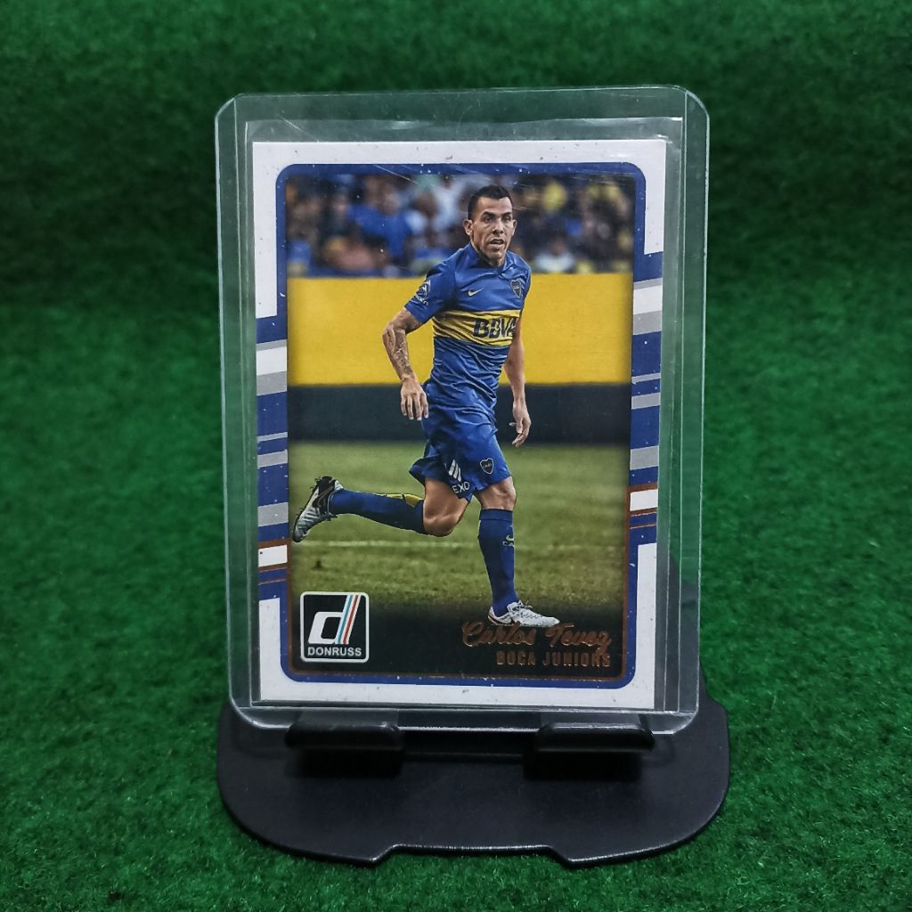 KARTU BOLA CARLOS TEVEZ BOCA JUNIORS PANINI DONRUSS 2016-17