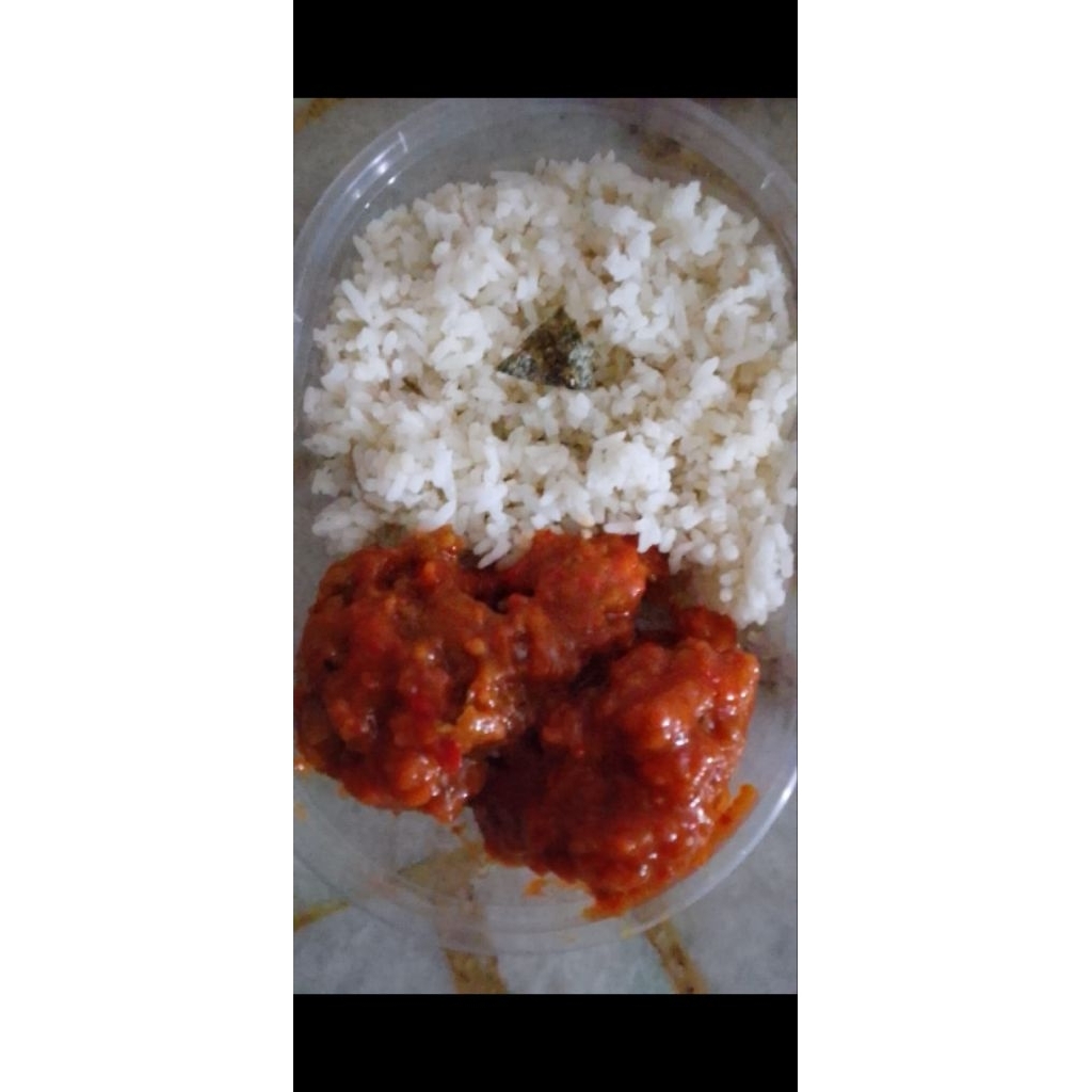 Paket Nasi Ayam box/Nasi kotak sarapan/Nasi goreng/Makanan murah/Jumat berkah/Sedekah/ Nasi Ayam bal