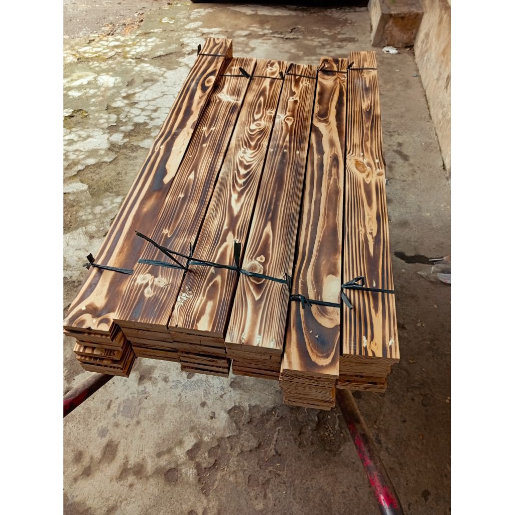 kayu jati belanda motif bakar