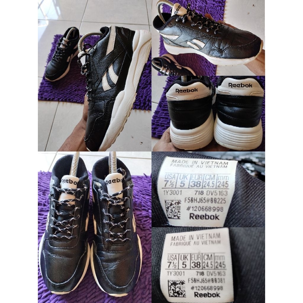 Sepatu Preloved Second Original Reebok Royal Bridge Size 38