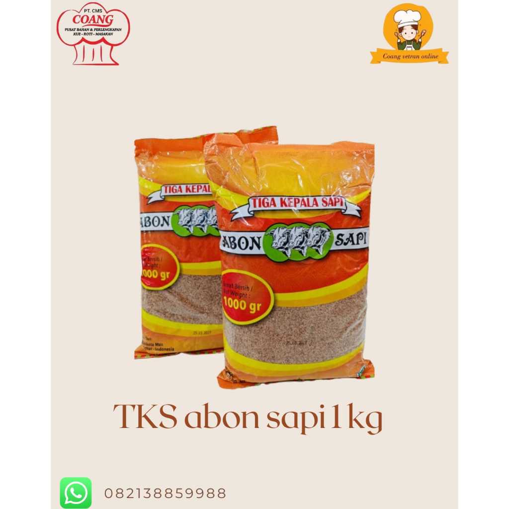 ABON TIGA KEPALA SAPI 1KG