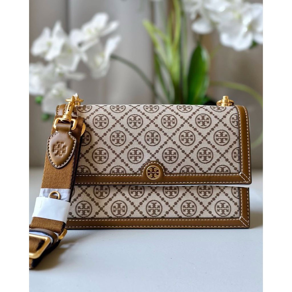 Tory Burch T Monogram Jacquard Shoulder Bag