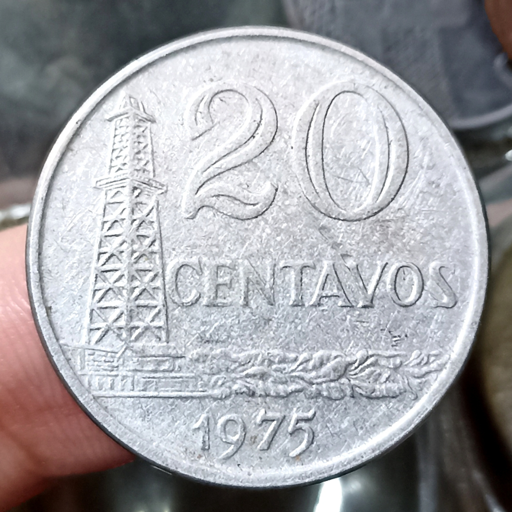 Koin Kuno Brazil 20 Centavos