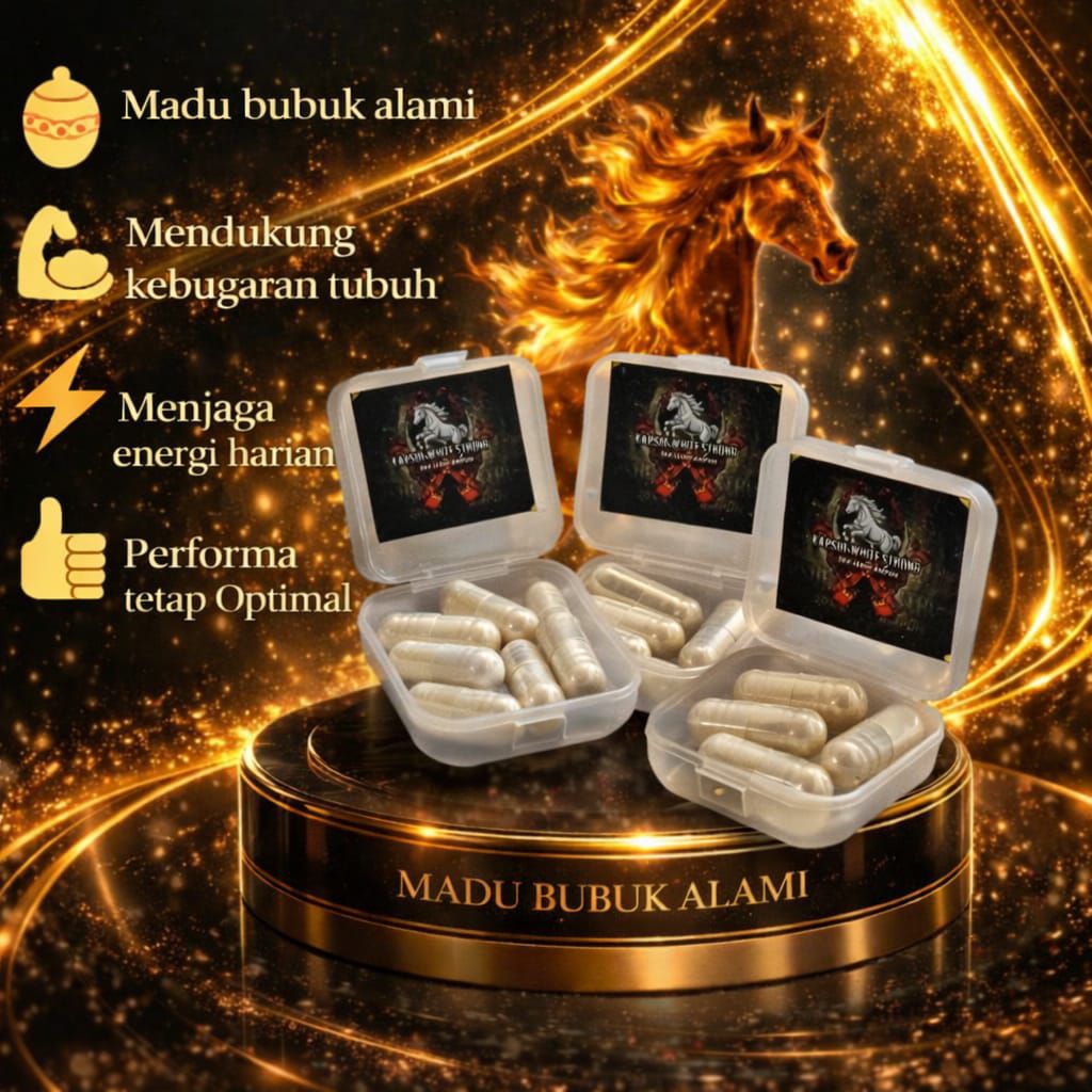 madu bubuk KS isi 4 white terbuat dari serbuk madu murni
