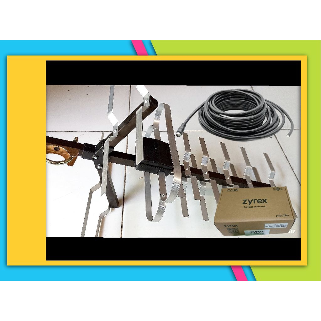 BISA COD PAKET MURAH Set Top Box + Antena Digital + Kabel Untuk TV LED dan TV Tabung