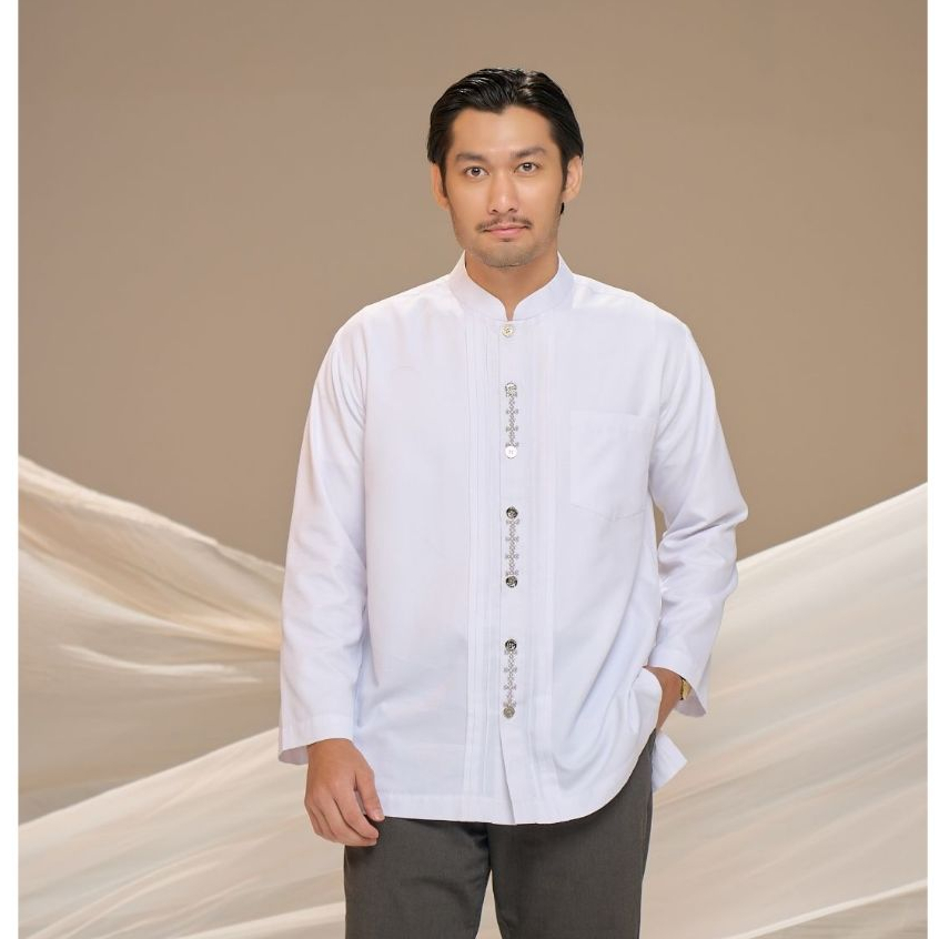 Ranti - Tarra Koko - Koko Casual - Koko Lengan Panjang - Koko Putih