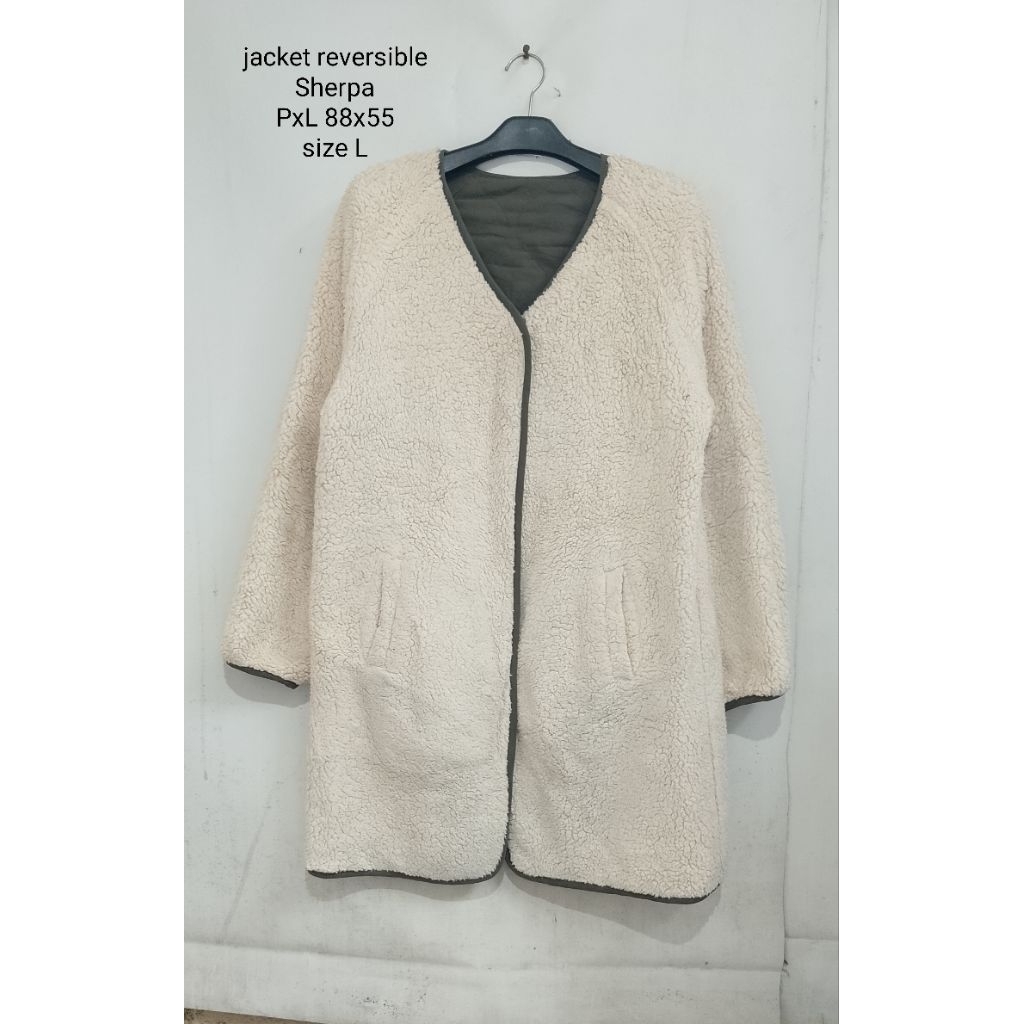 REVERSIBLE JACKET SHERPA / JACKET SHERPA BULAK BALIK