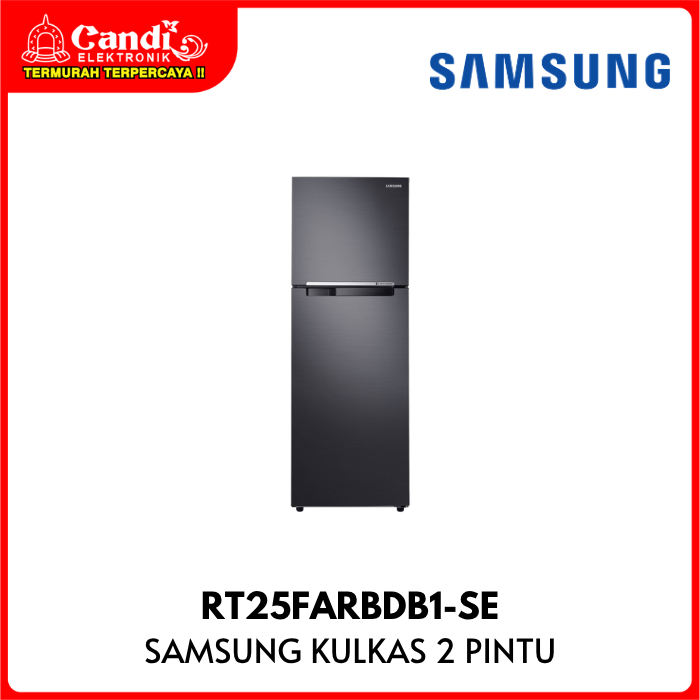 SAMSUNG Kulkas 2 Pintu 255 Liter Digital Inverter RT25 Coolpack Twist ice maker RT25FARBDB1-SE