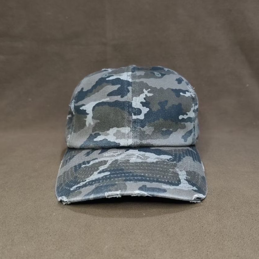 Ripped Camo Dad Hat