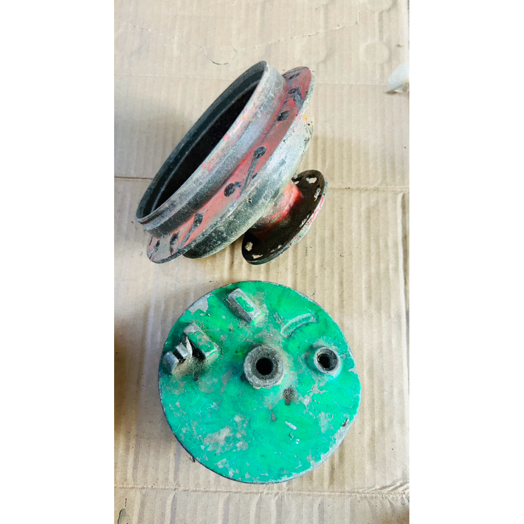 TROMOL DEPAN KAWASAKI KE125 ORIGINAL SET TUTUP