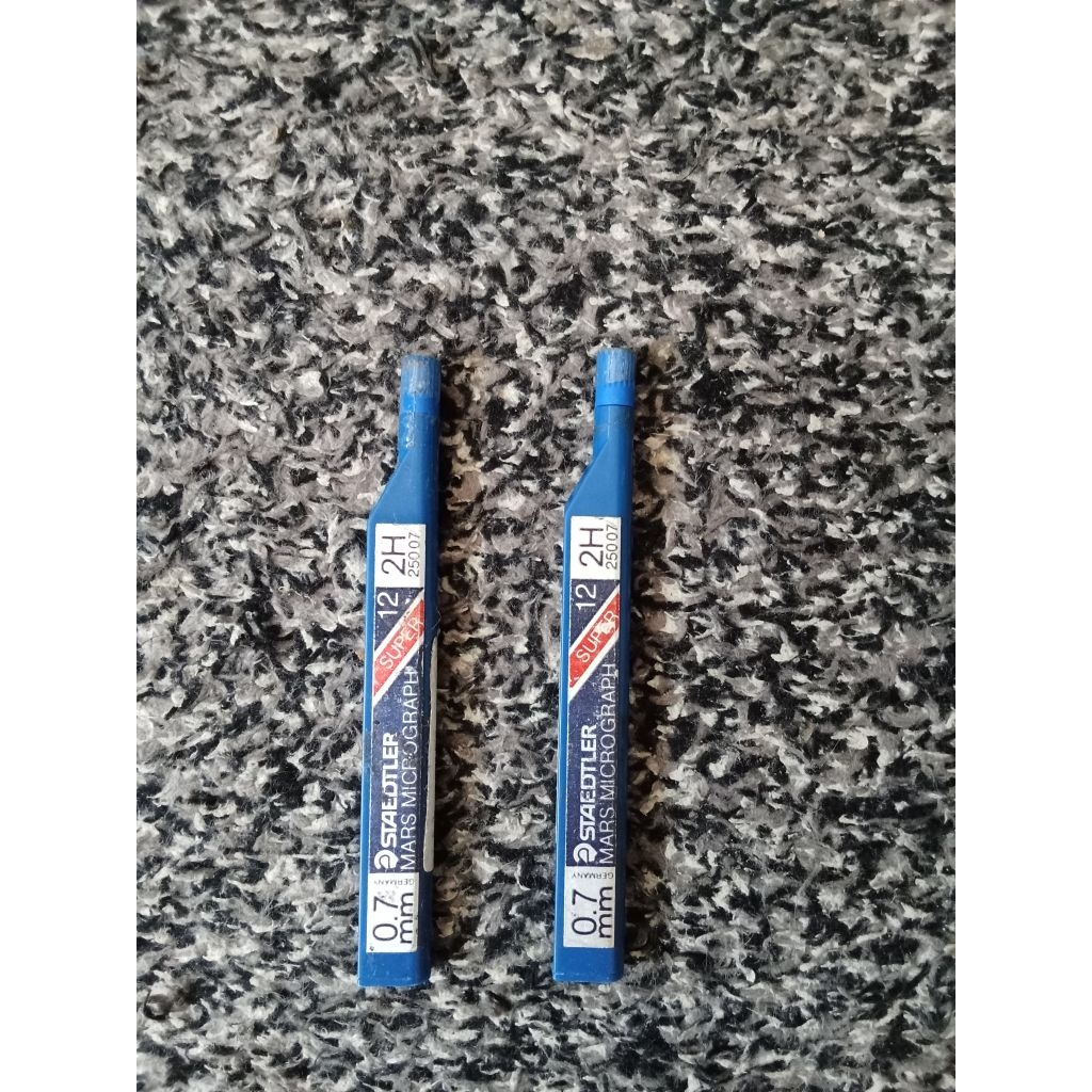 isi pensil mekanik staedtler atau Refill pensil staedtler mars micro dan  0.7mm 2H