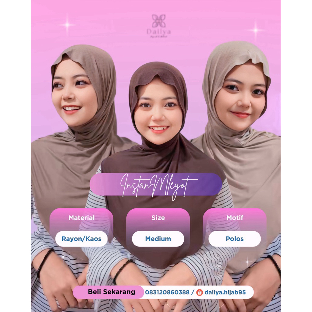 HIJAB MLEYOT/HIJAB INSTAN MLEYOT/HIJAB VIRAL