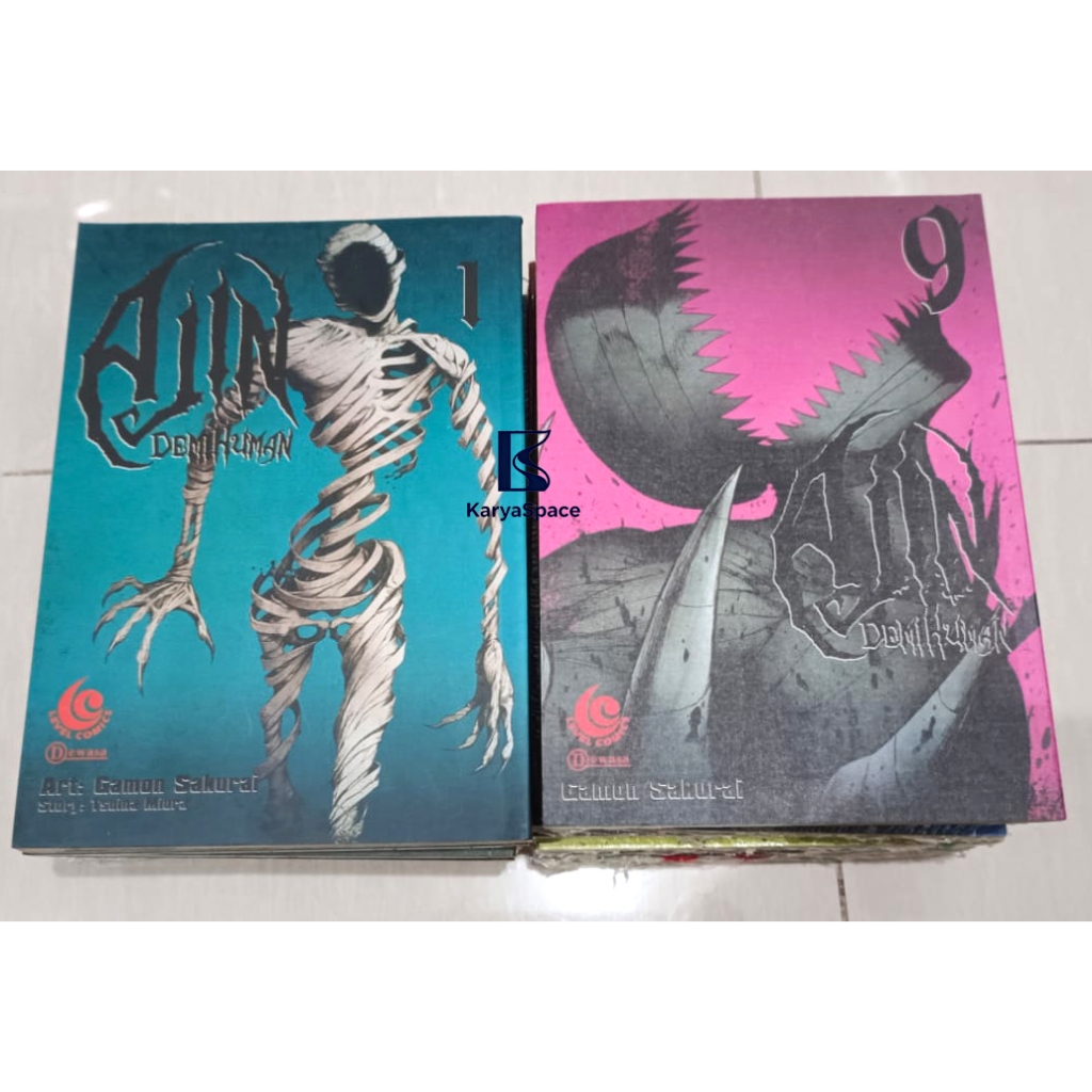 Komik Set Original Lengkap Ajin Demi Human 1-17 Tamat Gamon Sakurai