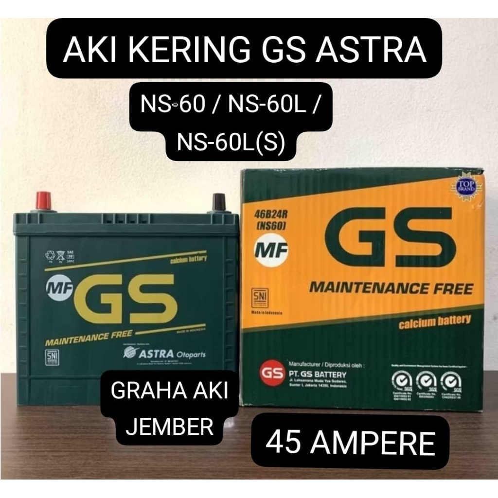 AKI GS MF / KERING NS-60 , NS-60L , NS-60L(S)