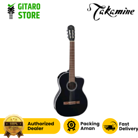 Gitar Elektrik Nylon Takamine GC2CE BLACK Guitar Takamine GC2 CE Acoustic Nylon