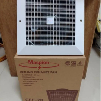 Exhaust fan ceiling Maspion Exhaust plafon 8inch CEF20