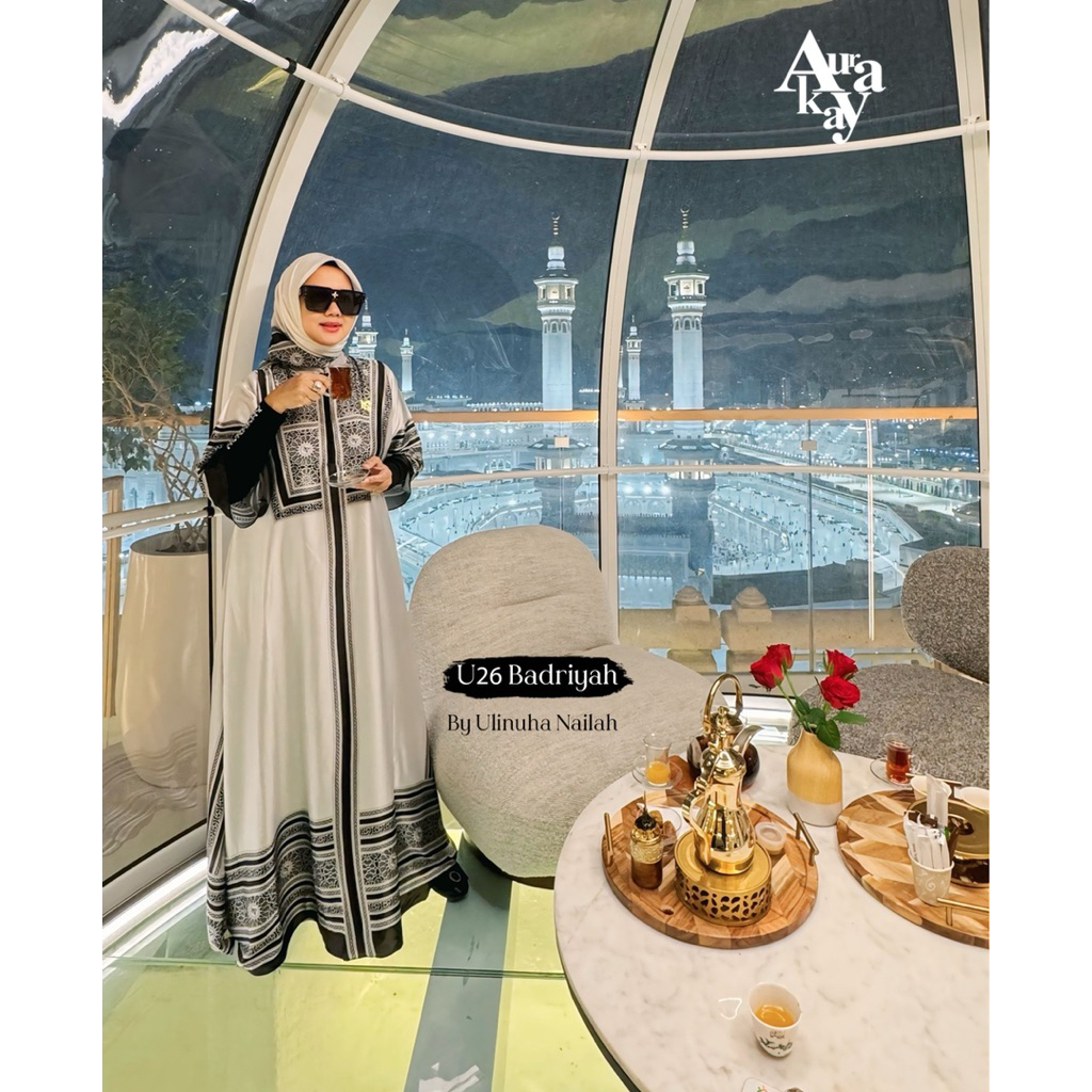 U26 set Badriyah by Aurakay daily dress Aurakay syar’i