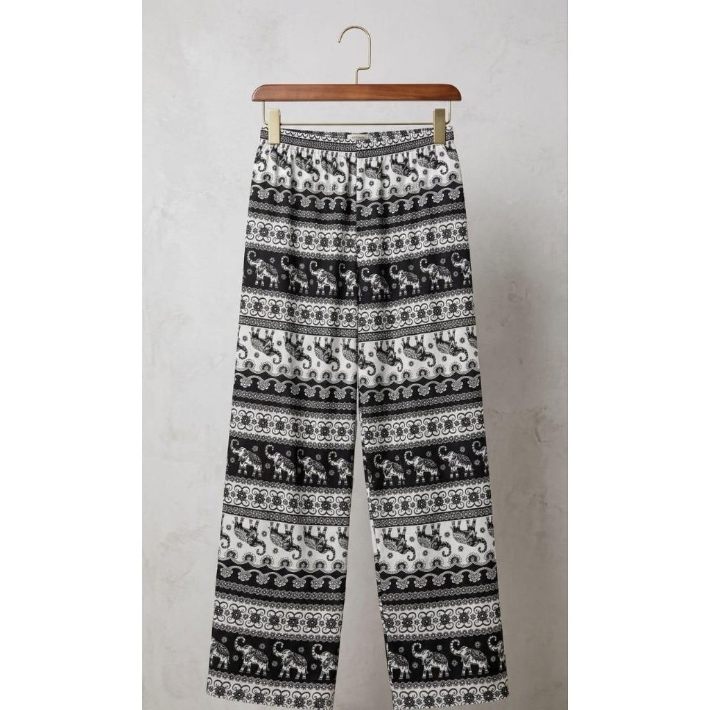 Celana Kulot Miu/Celana Motif Gajah Pria Wanita