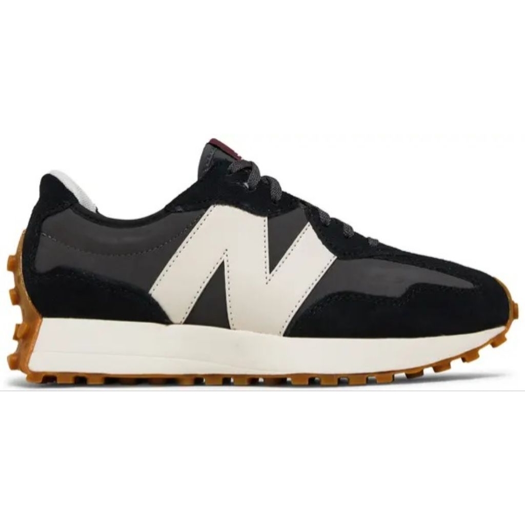 Sepatu NB Wnms 327 Black Grey SKU MS327KC